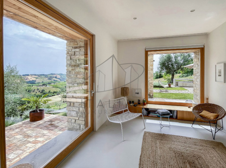 Luxury Farmhouse Marche Cupramontana Panorama Italy