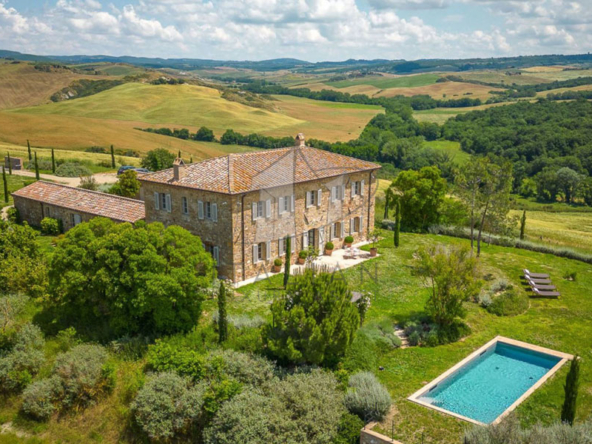 Villa San Quirico d'Orcia Tuscany Italy Pool Luxury