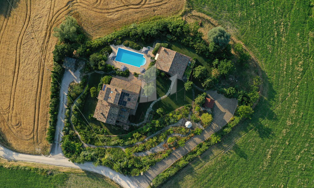 Farmhouse Sant Angelo In Pontano Marche Italy Pool