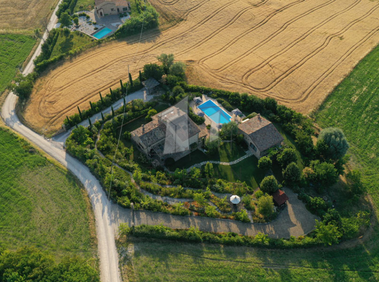 Farmhouse Sant Angelo In Pontano Marche Italy Pool
