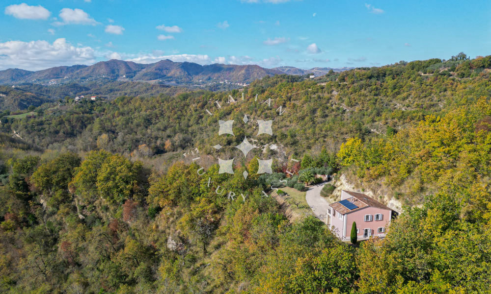 Villa Ascoli Piceno Marche Panorama Italy