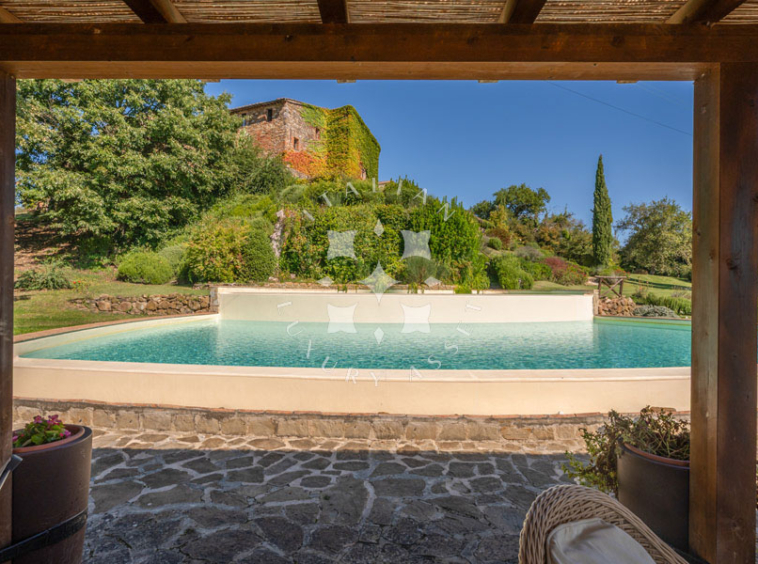 Country Estate Chiusdino Siena Tuscany Italy Pool