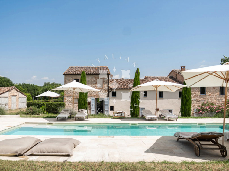 Farmhouse Arcevia Ancona Marche Pool