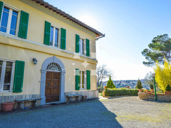 Villa Siena Tuscany Italy Panorama
