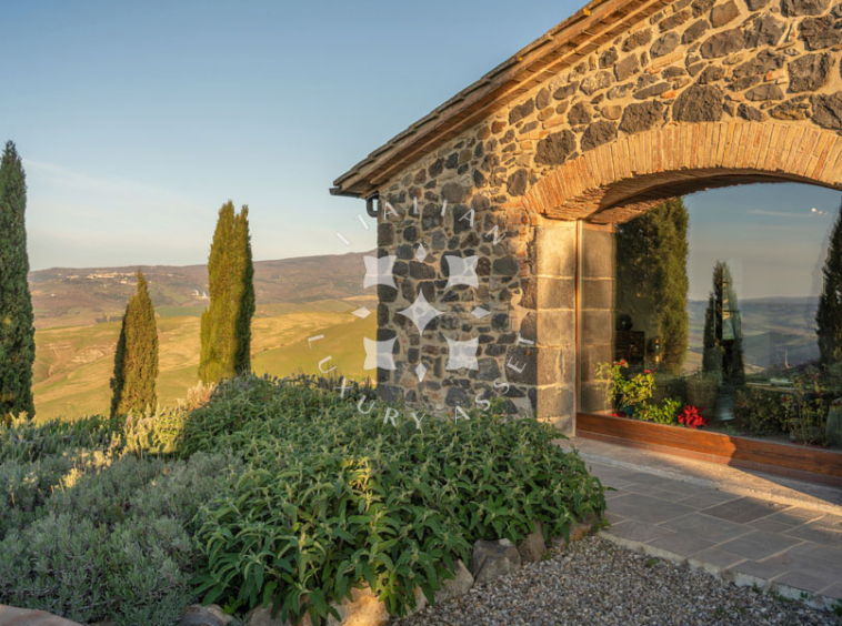 Country House Radicofani Siena Tuscany Italy Panorama