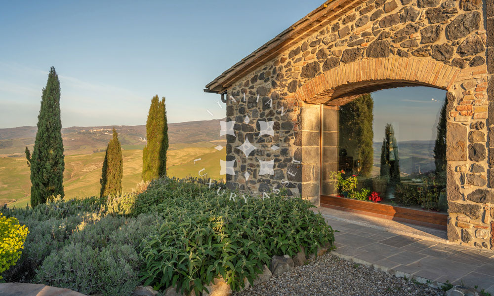 Country House Radicofani Siena Tuscany Italy Panorama