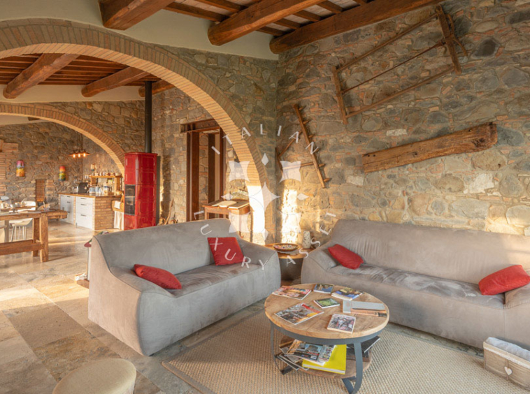 Country House Radicofani Siena Tuscany Italy Panorama