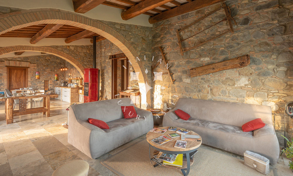 Country House Radicofani Siena Tuscany Italy Panorama
