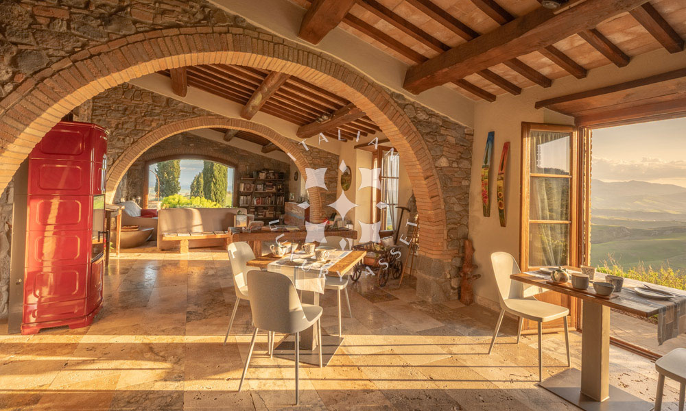 Country House Radicofani Siena Tuscany Italy Panorama