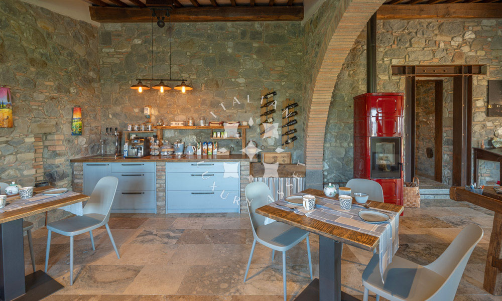 Country House Radicofani Siena Tuscany Italy Panorama