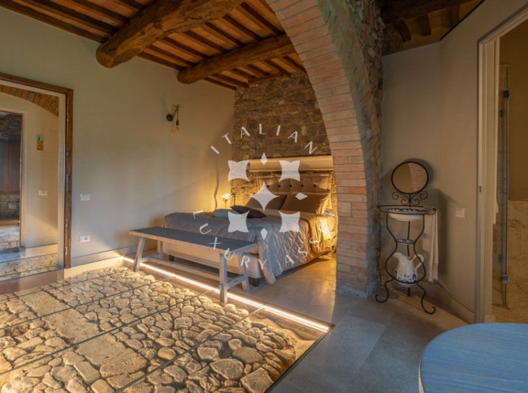 Country House Radicofani Siena Tuscany Italy Panorama