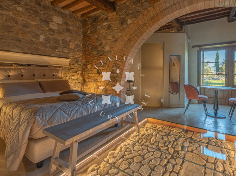 Country House Radicofani Siena Tuscany Italy Panorama