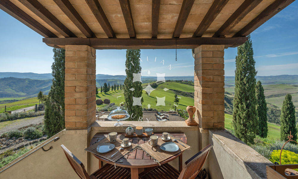 Country House Radicofani Siena Tuscany Italy Panorama