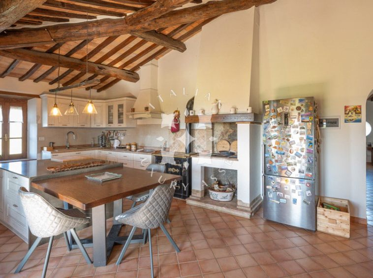 Country House Radicofani Siena Tuscany Italy Panorama