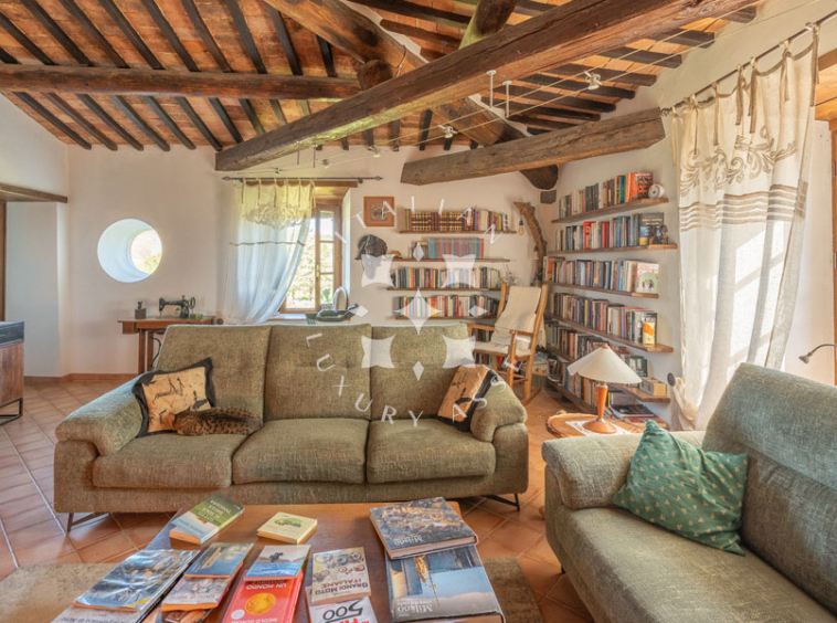 Country House Radicofani Siena Tuscany Italy Panorama