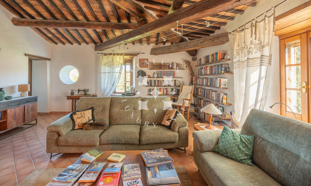 Country House Radicofani Siena Tuscany Italy Panorama