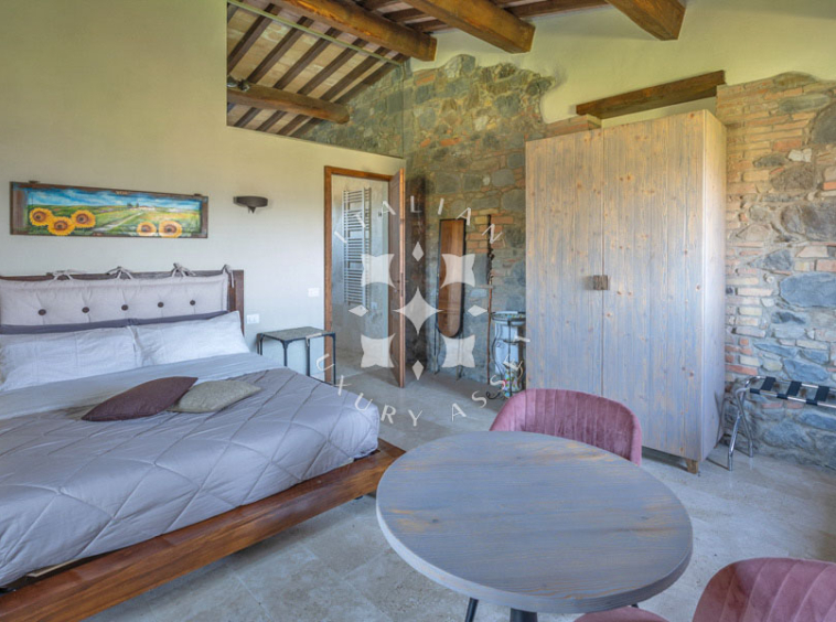 Country House Radicofani Siena Tuscany Italy Panorama