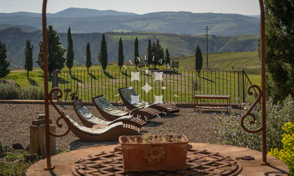 Country House Radicofani Siena Tuscany Italy Panorama