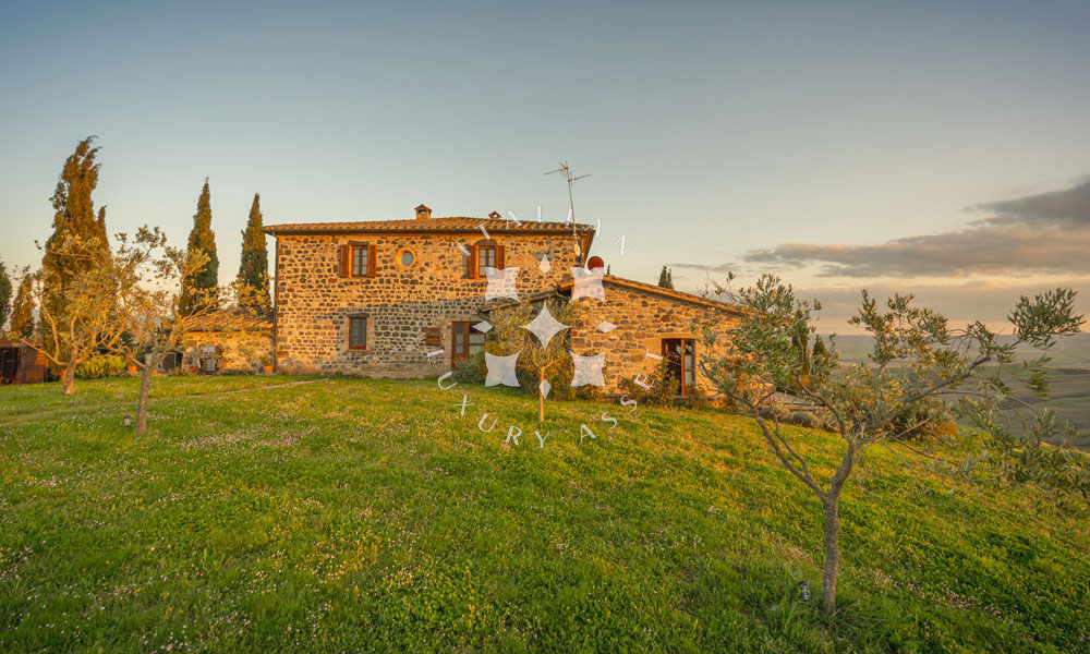 Country House Radicofani Siena Tuscany Italy Panorama