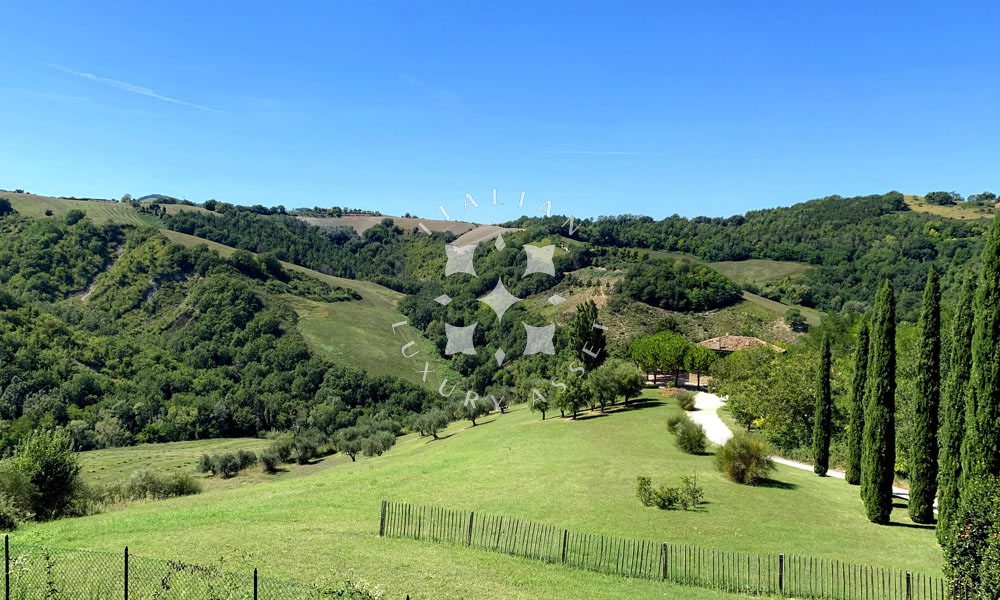 Farmhouse Mombaroccio Pesaro Marche Panorama
